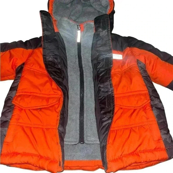 Zero exposure, Orange and gray, winter jacket. Boys reflective warm - Picture 2 of 7